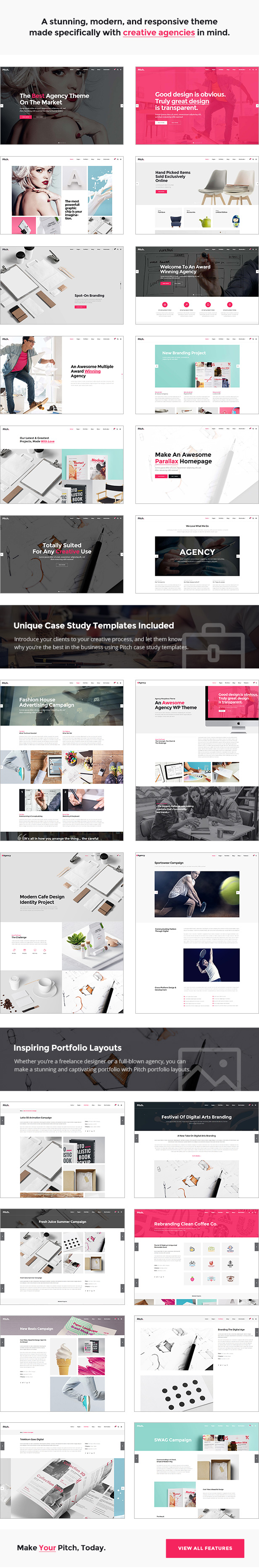 Pitch - A Theme for Freelancers and Agencies - 1